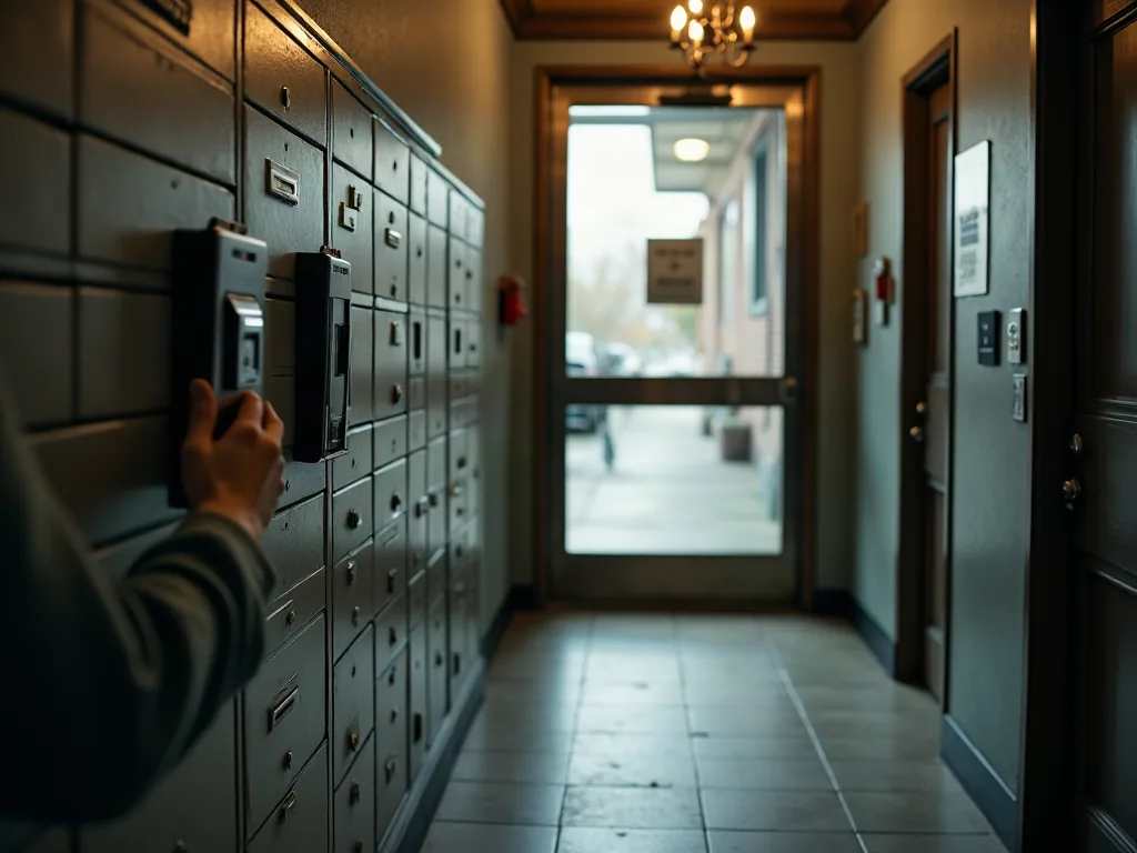 LOC'annonces : avis complet sur la plateforme de logement social parisienne Entrée d'immeuble avec interphone lors d'une visite de logement social