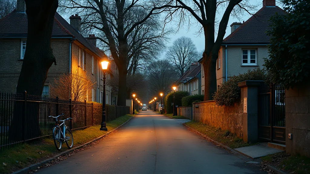 Quartiers à éviter au Perreux-sur-Marne : ce qu'il faut vraiment savoir Rue résidentielle calme avec pavillons au Perreux-sur-Marne au crépuscule